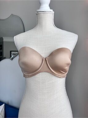 Soma Women's Strapless Bra Beige Nude 32DD